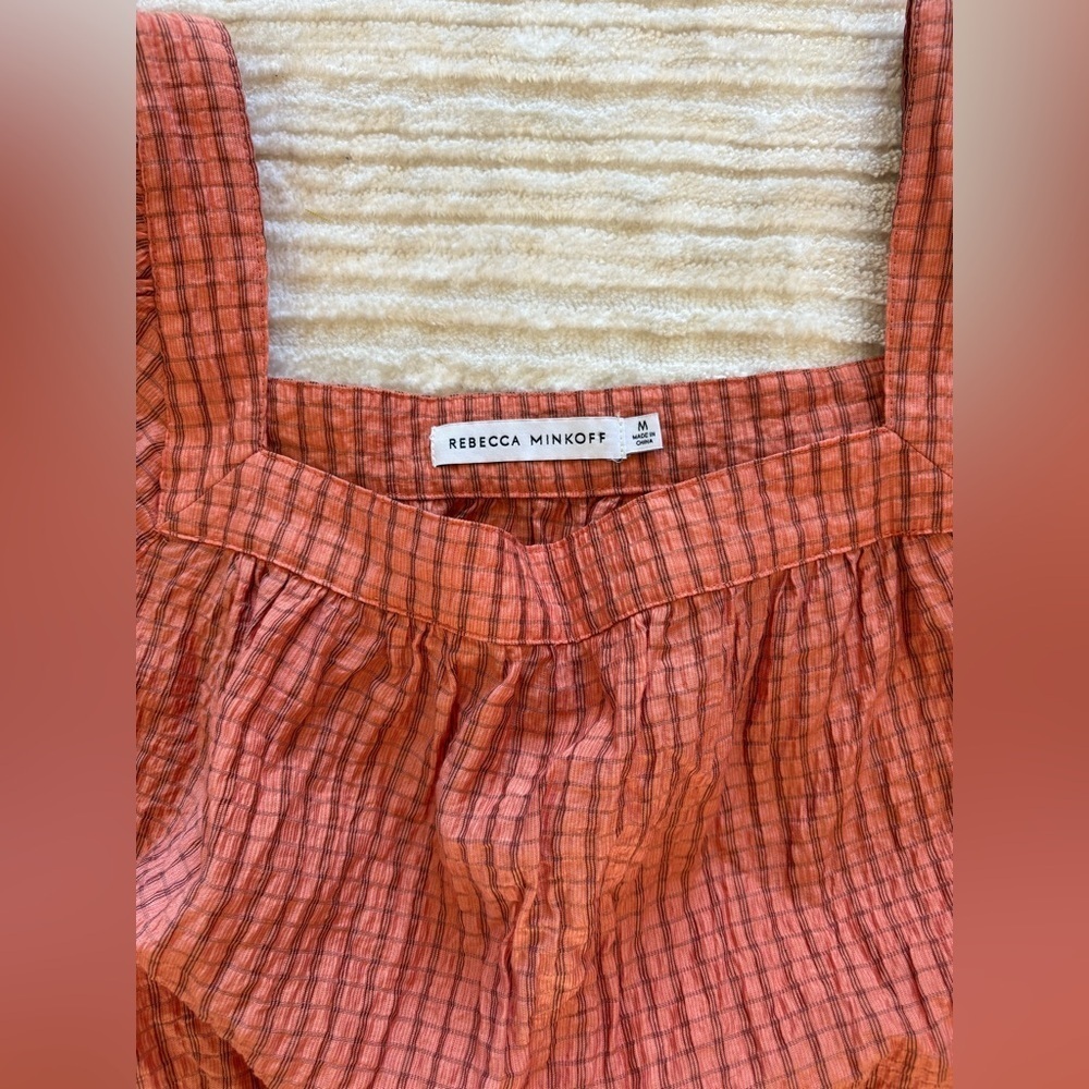 Rebecca Minkoff Eve Top in Peach - Size M - Picture 4 of 4